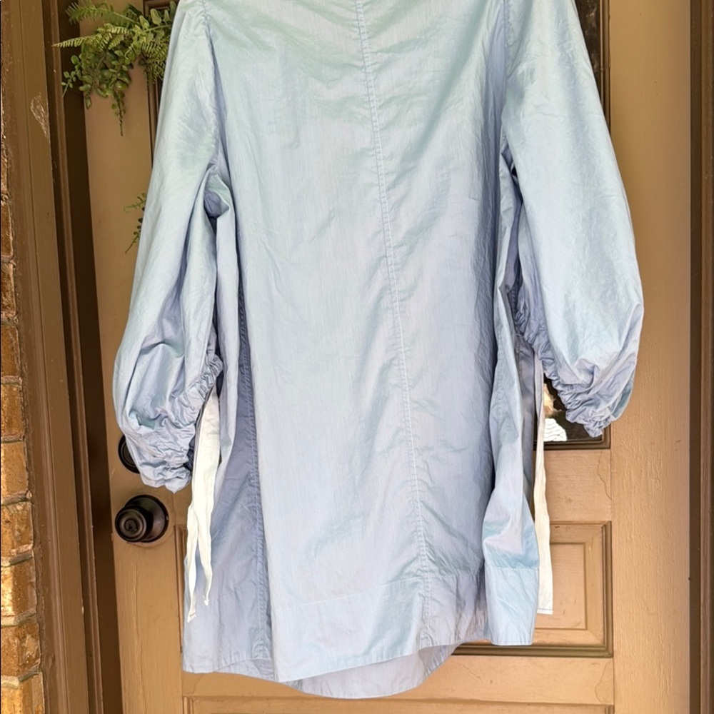 Lake pajama morning dress in bluebell.   Medium.   EUC - Picture 6 of 7
